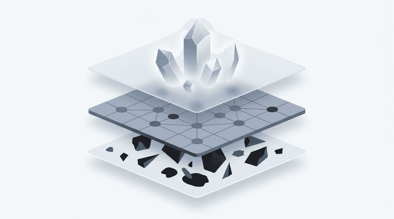Three layers of the intelligence stack